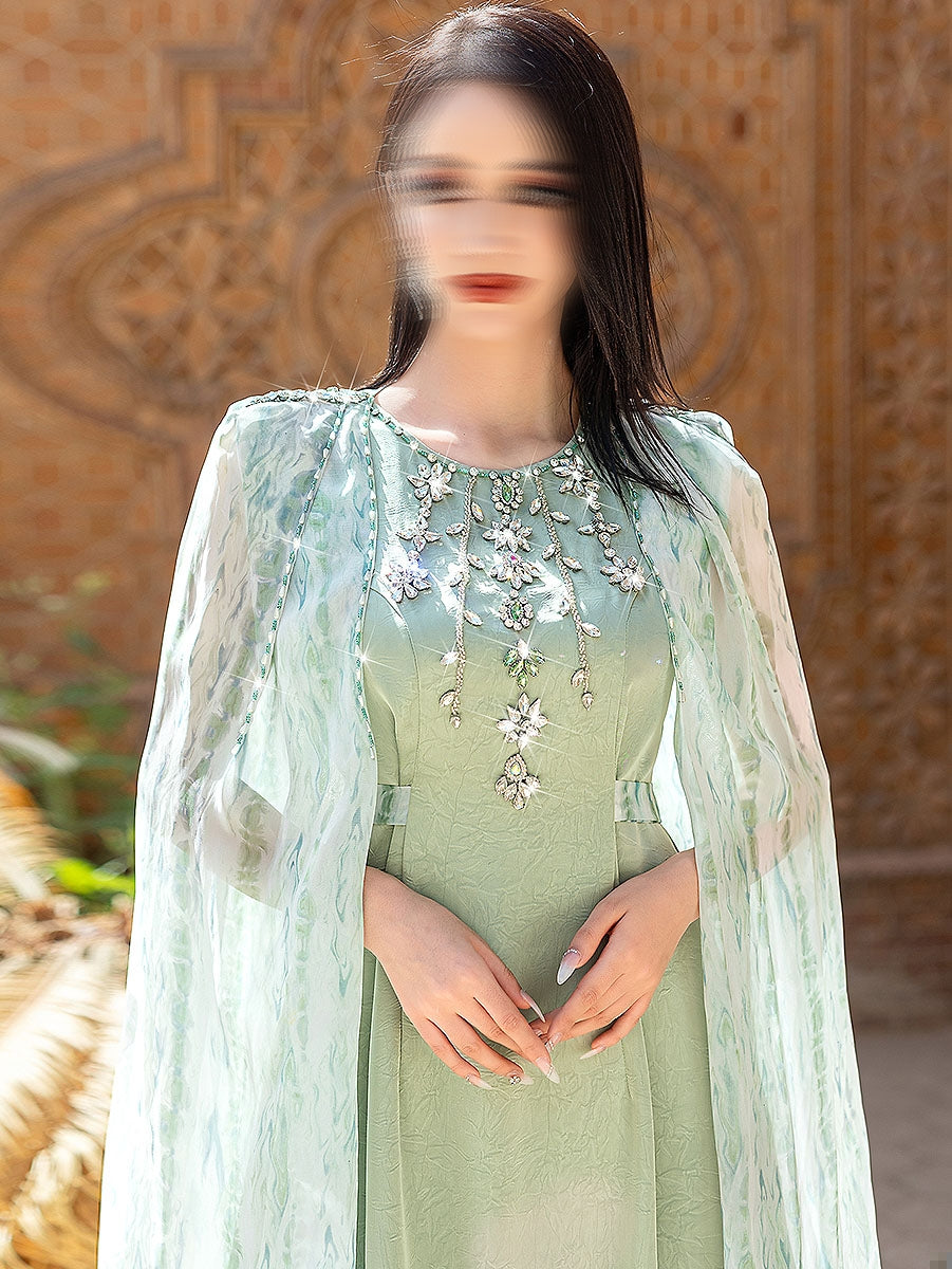 BA5189 Green Fulgent Dress