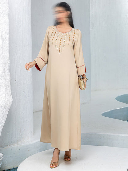 BA5239 Beige Aragonite Dress