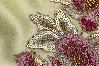 BA5208 Yellow Tenebrism Kaftan