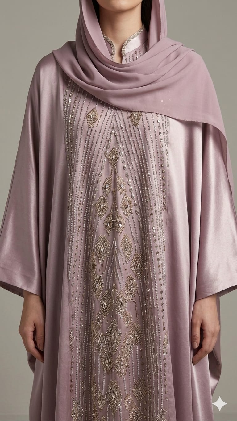 Mauve Ameera Abaya