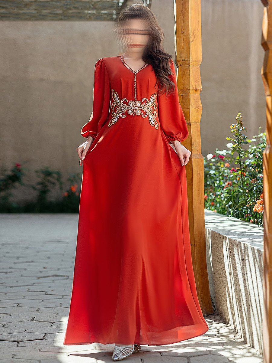 BA5181 Orange Carnelian Dress
