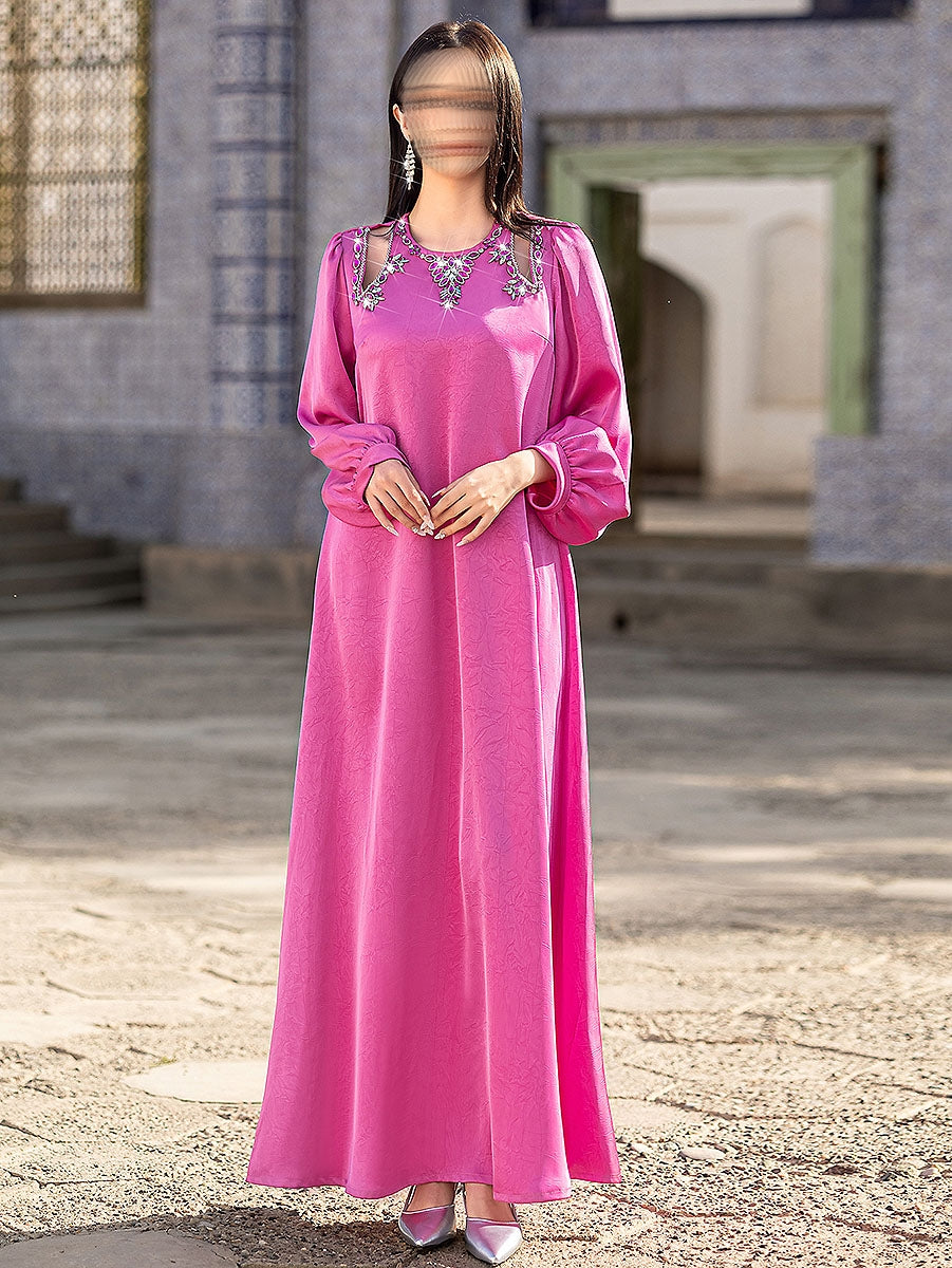 BA5203 Pink Lantern Dress