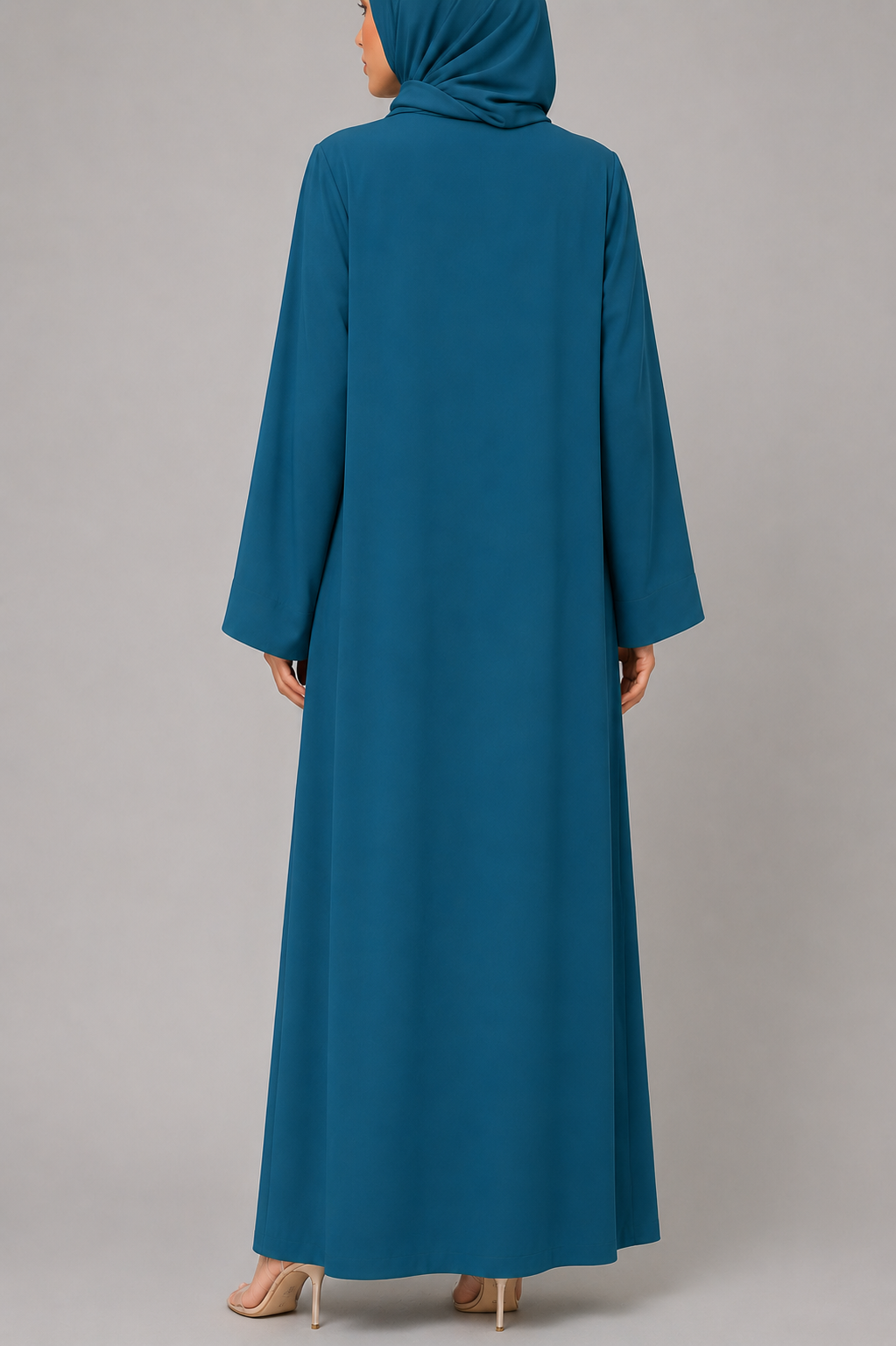 Teal Wave Abaya