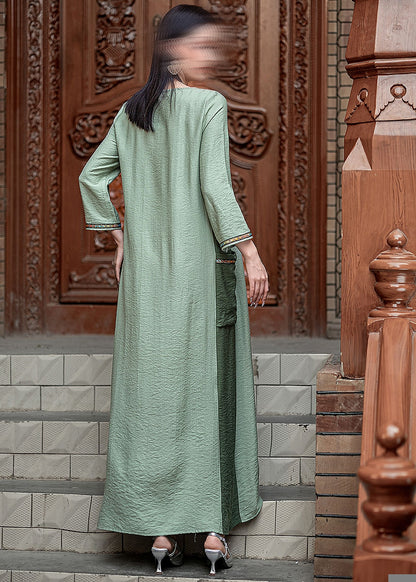 BA5191 Green Quiescence Dress