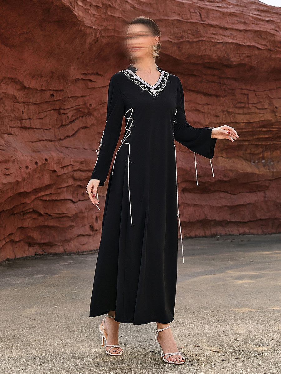 BA4085 Black Hematite Dress