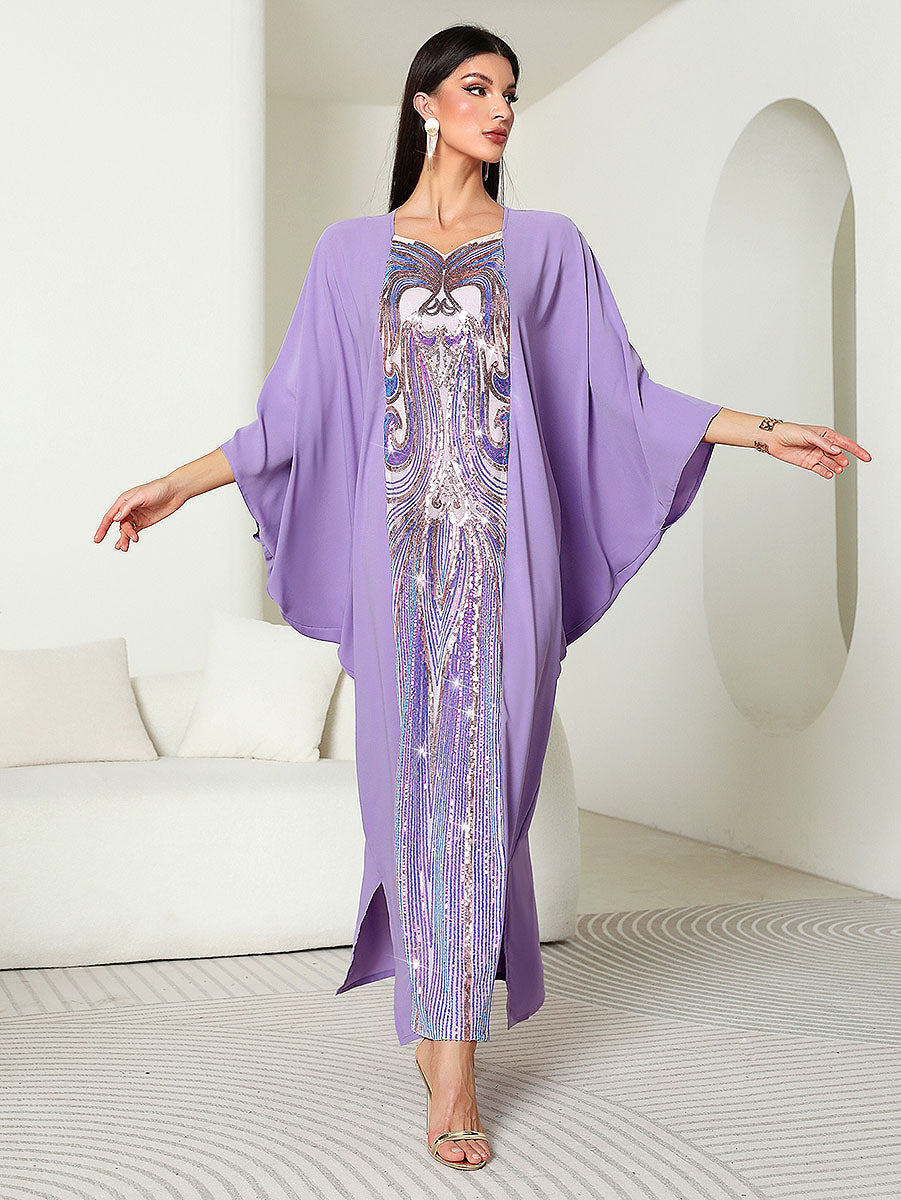 BA3102 Lavender Artique Kaftan