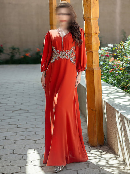 BA5181 Orange Carnelian Dress