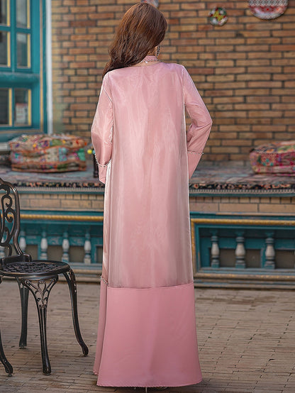 BA5188 Pink Iridescent Dress
