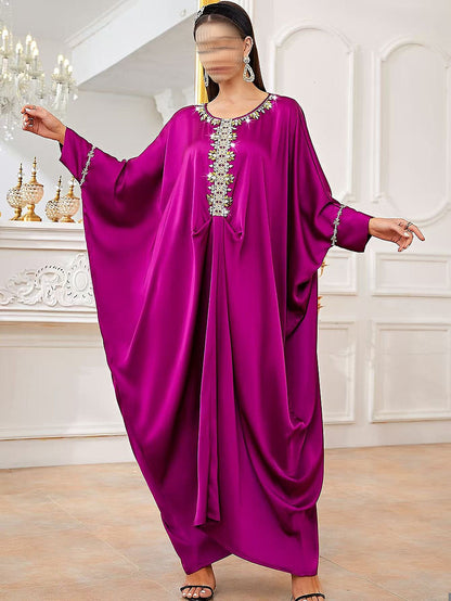 BA122 Pink Orchid Kaftan