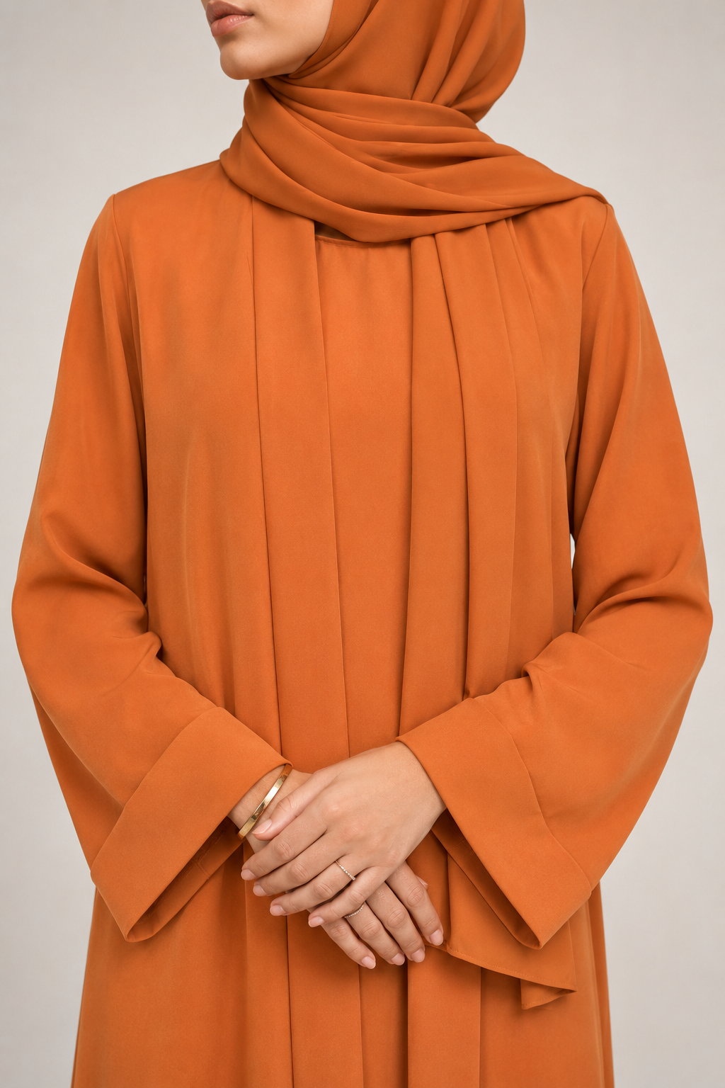 Orange Yara Abaya