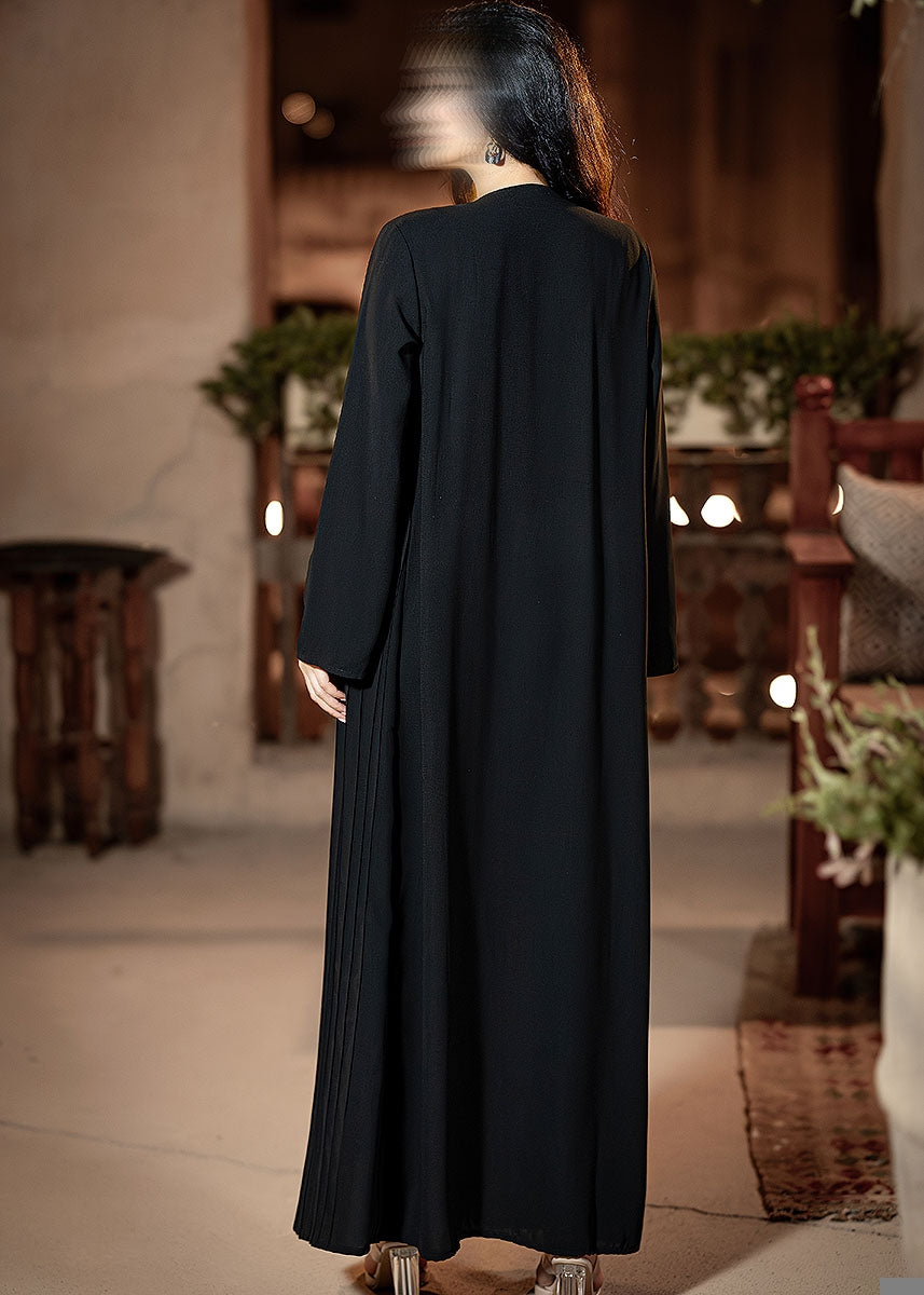 BA4083 Black Starlight Abaya