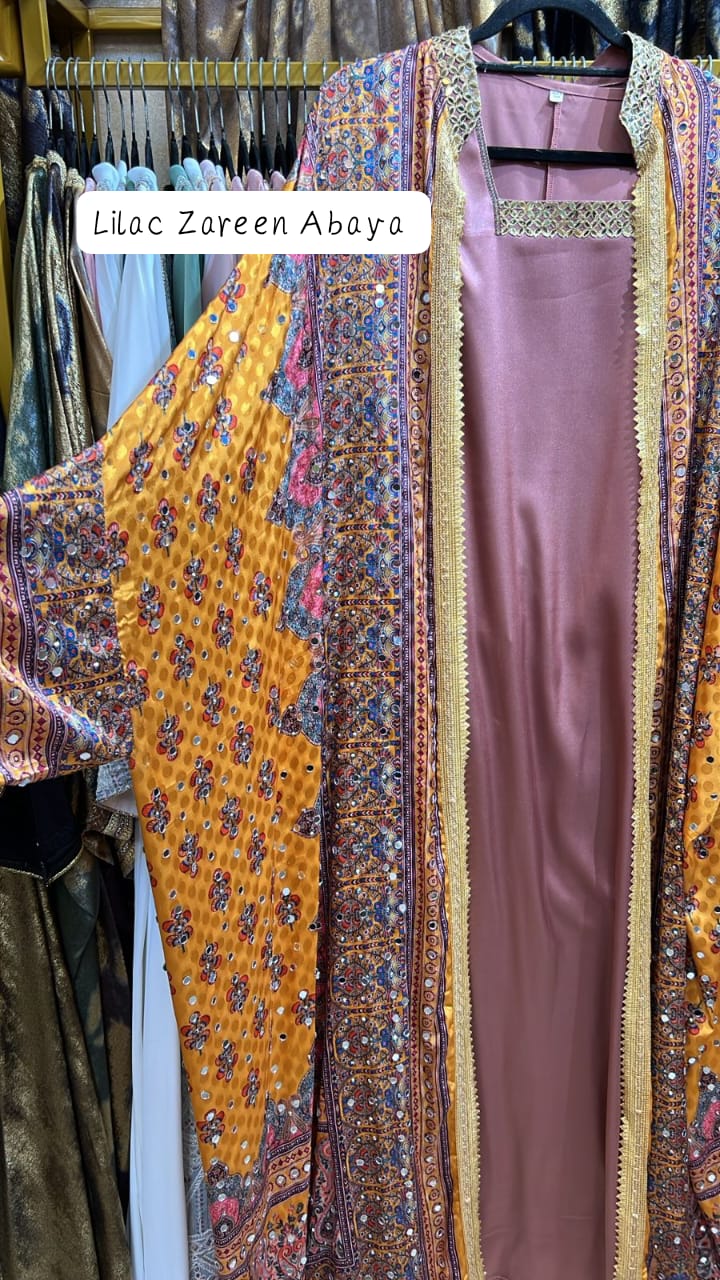 Lilac Zareen Abaya