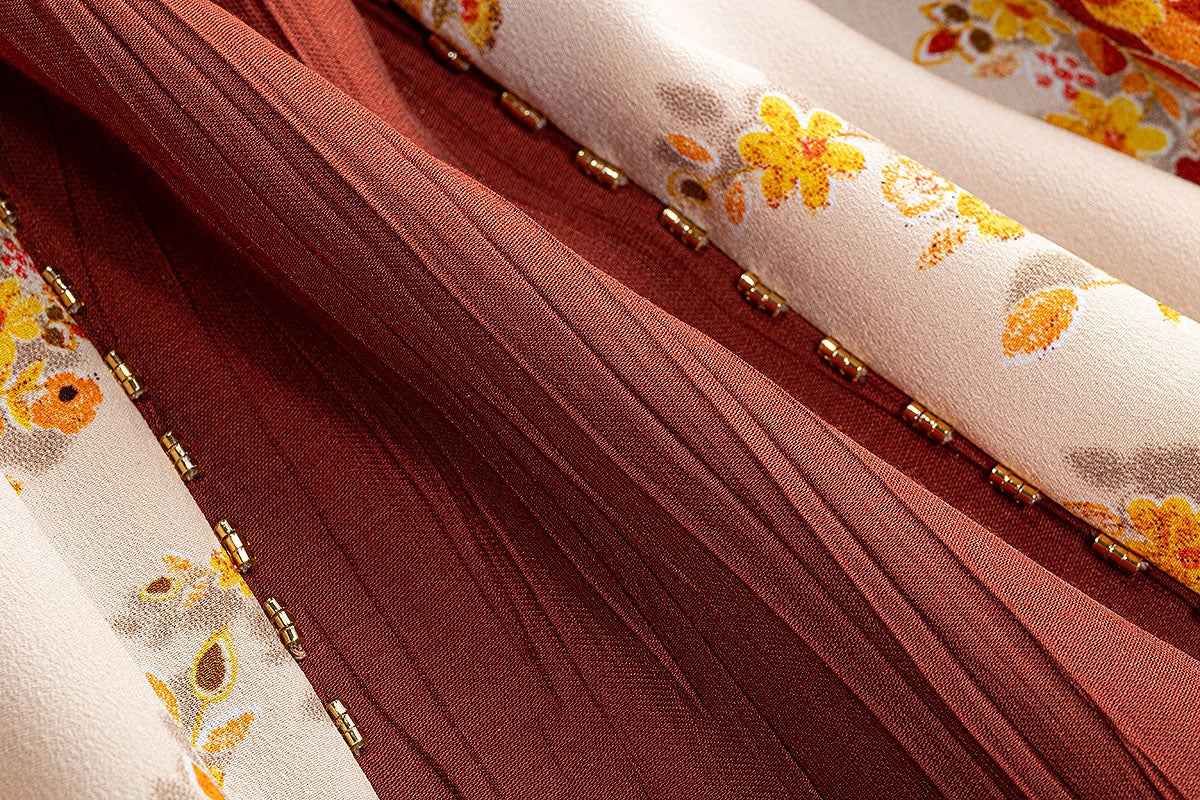 BA5015 Orange Marigold Dress