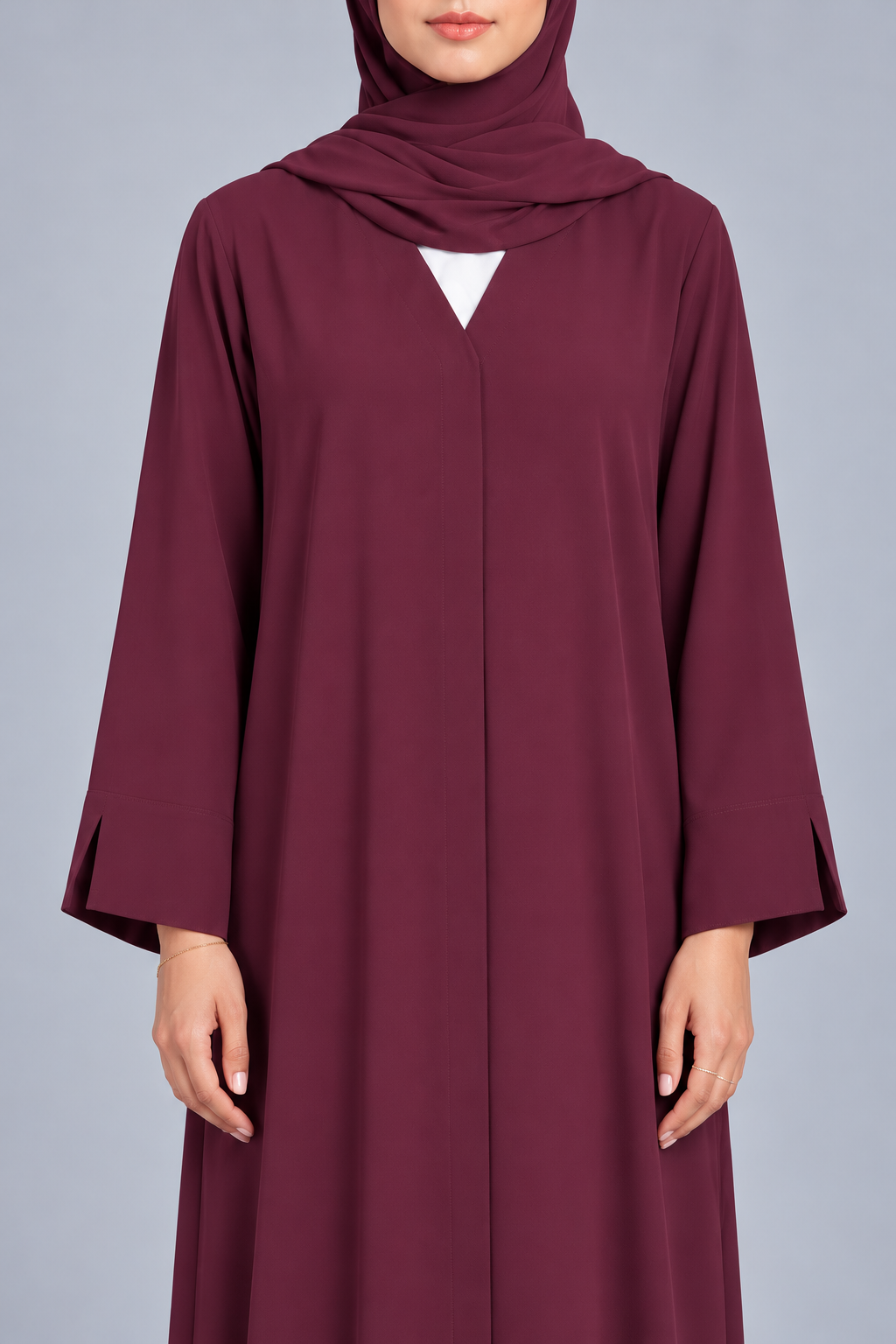 Burgundy Essential Abaya