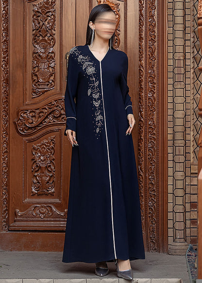 BA5218 Blue Soraya Jalabiya