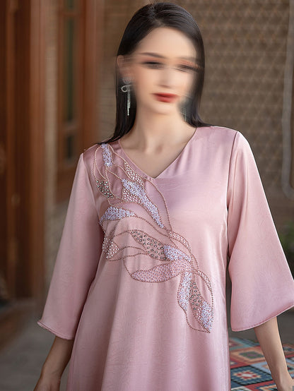 BA5194 Pink Magnolia Dress