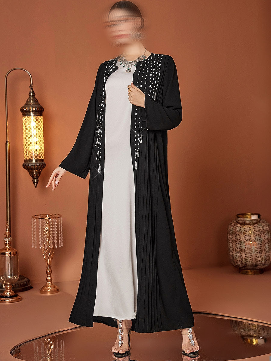 BA4083 Black Starlight Abaya