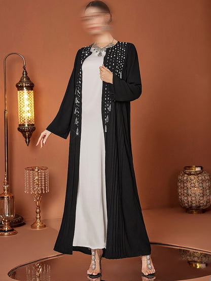 BA4083 Black Starlight Abaya