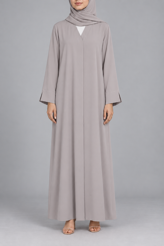 Grey Essential Abaya