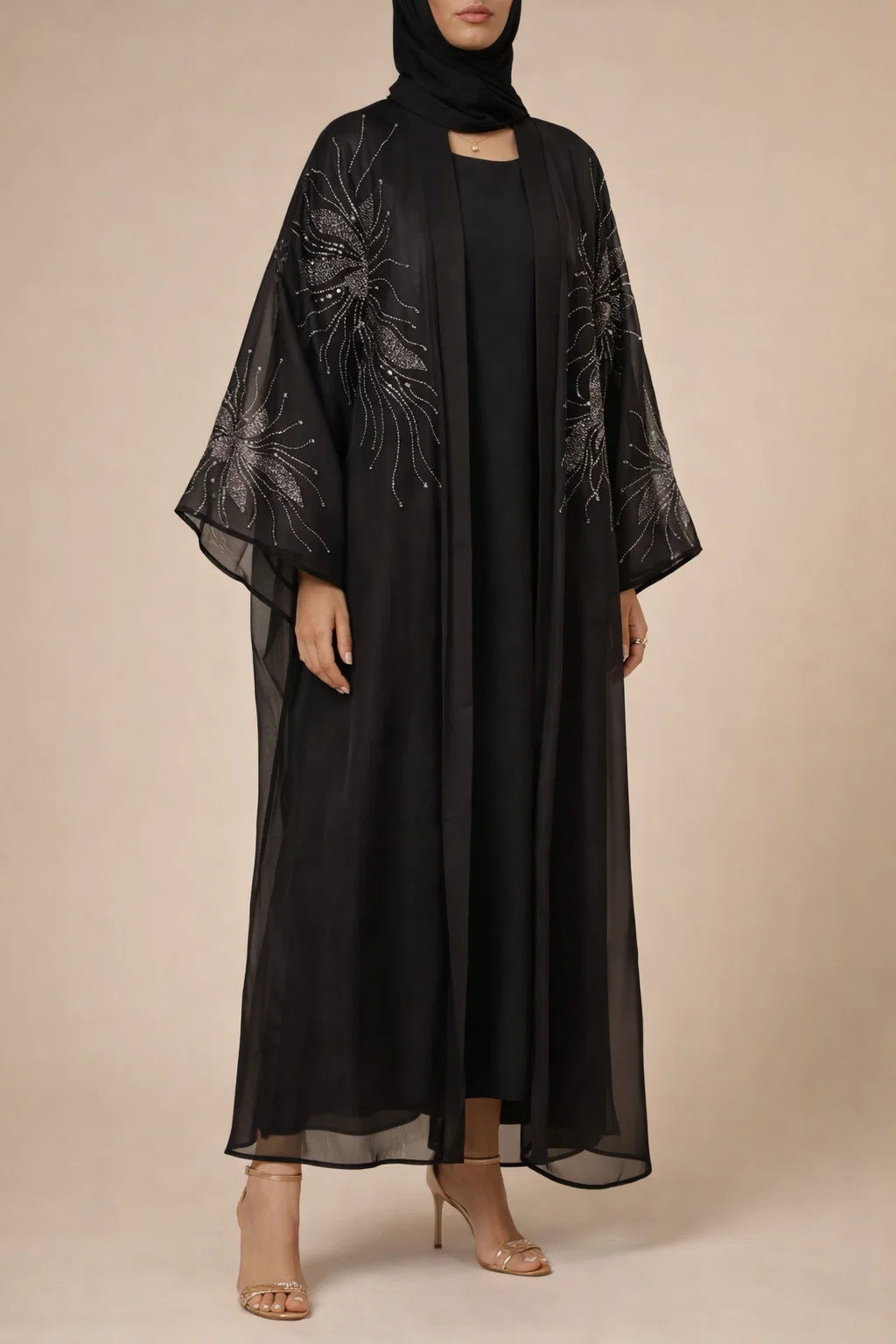 Black Elaris Abaya