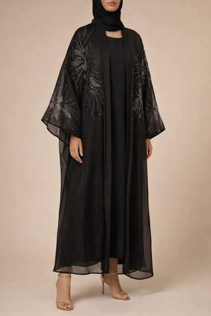 Black Elaris Abaya