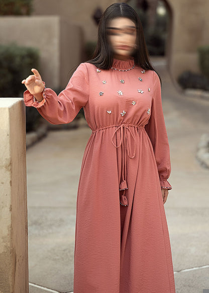 BA6004 Pink Pulchritudinous Dress