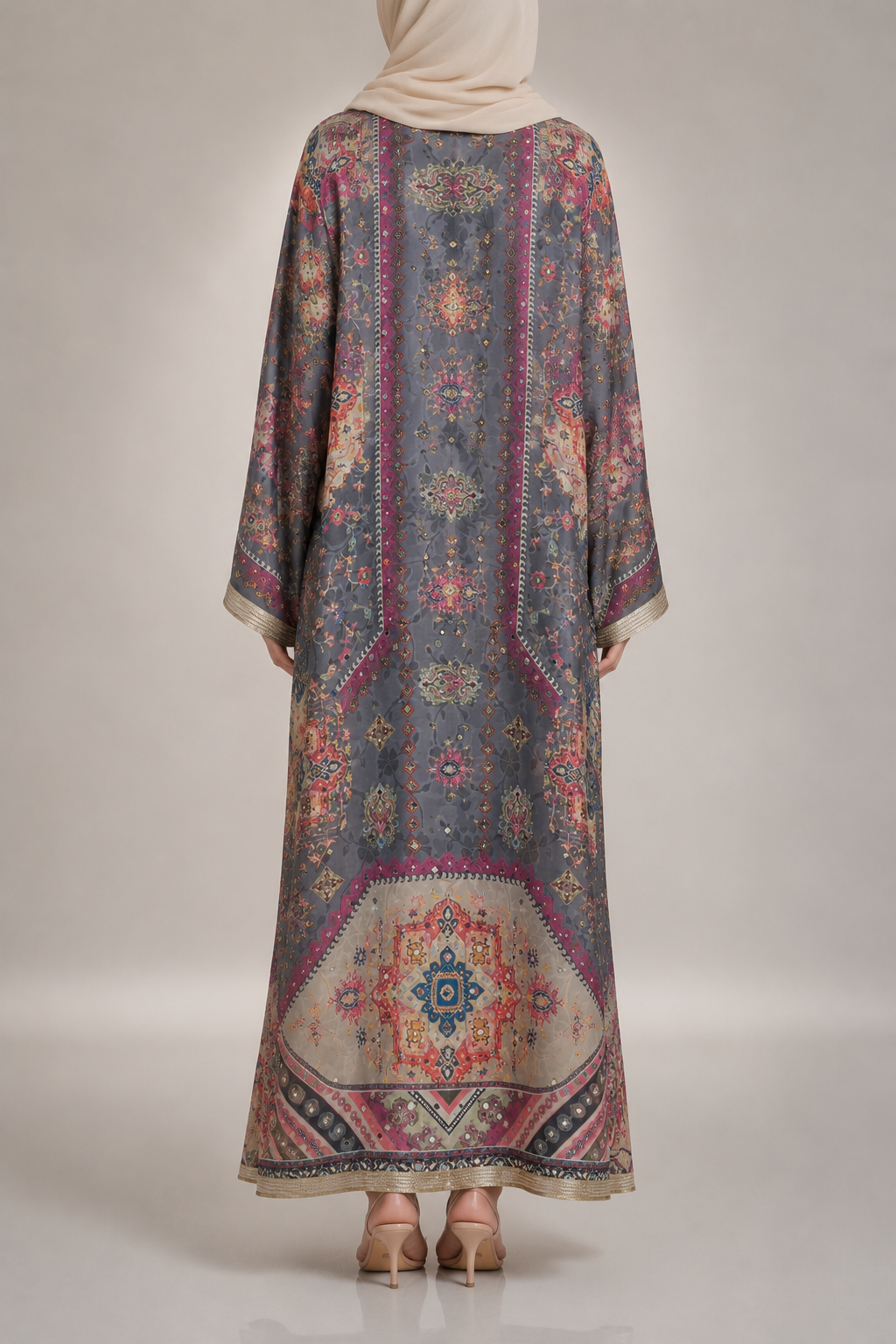 Twilight Tapestry Zareen Abaya
