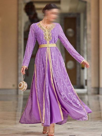 BA4031 Purple Lilac Jalabiya