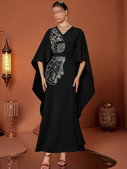BA4101 Black Monarch Kaftan