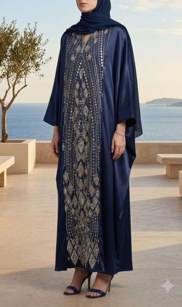 Blue Ameera Abaya