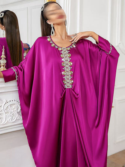 BA122 Pink Orchid Kaftan
