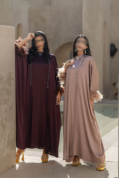 BA5120 Milk Tea Seraph Abaya