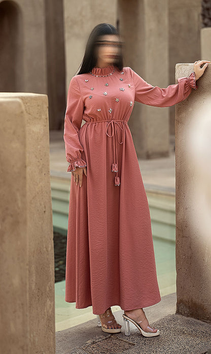 BA6004 Pink Pulchritudinous Dress