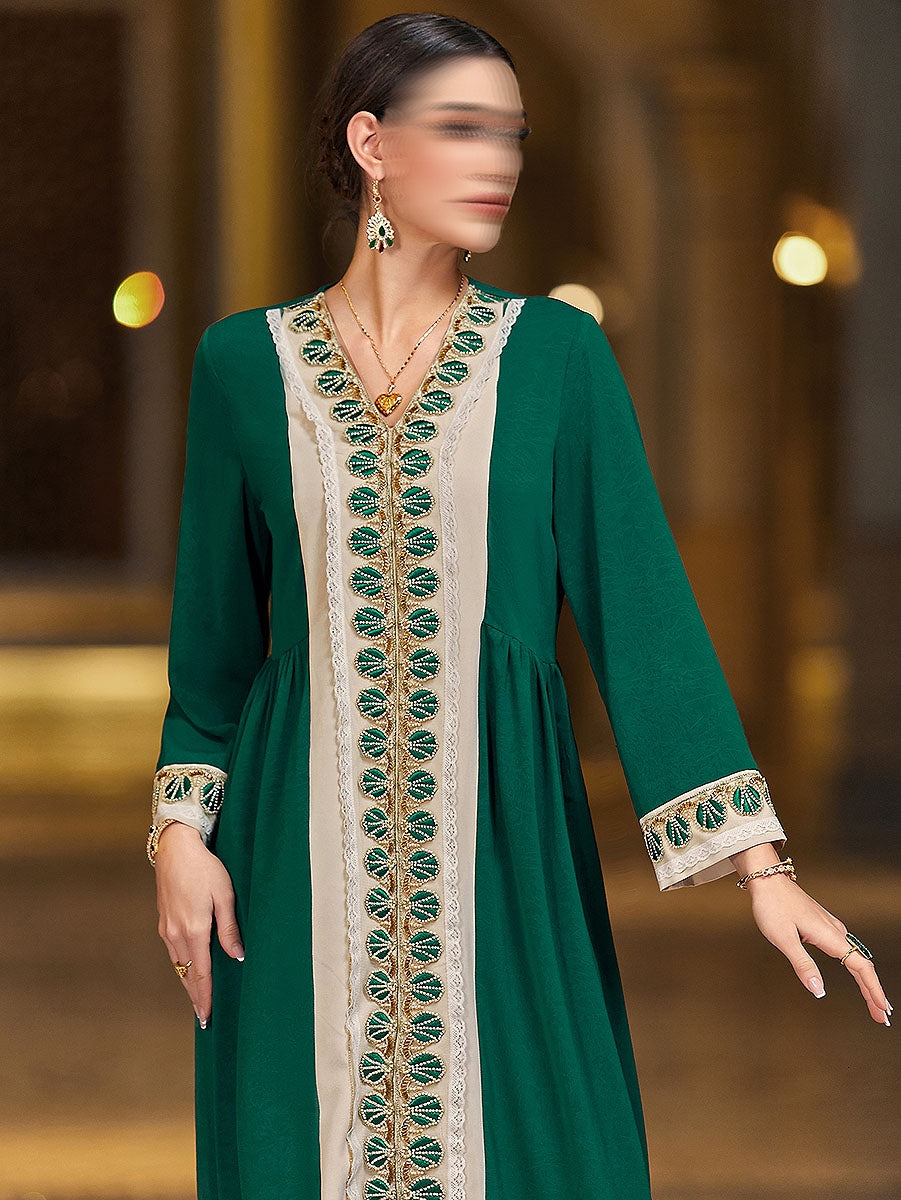 BA4090 Green Reyna Jalabiya