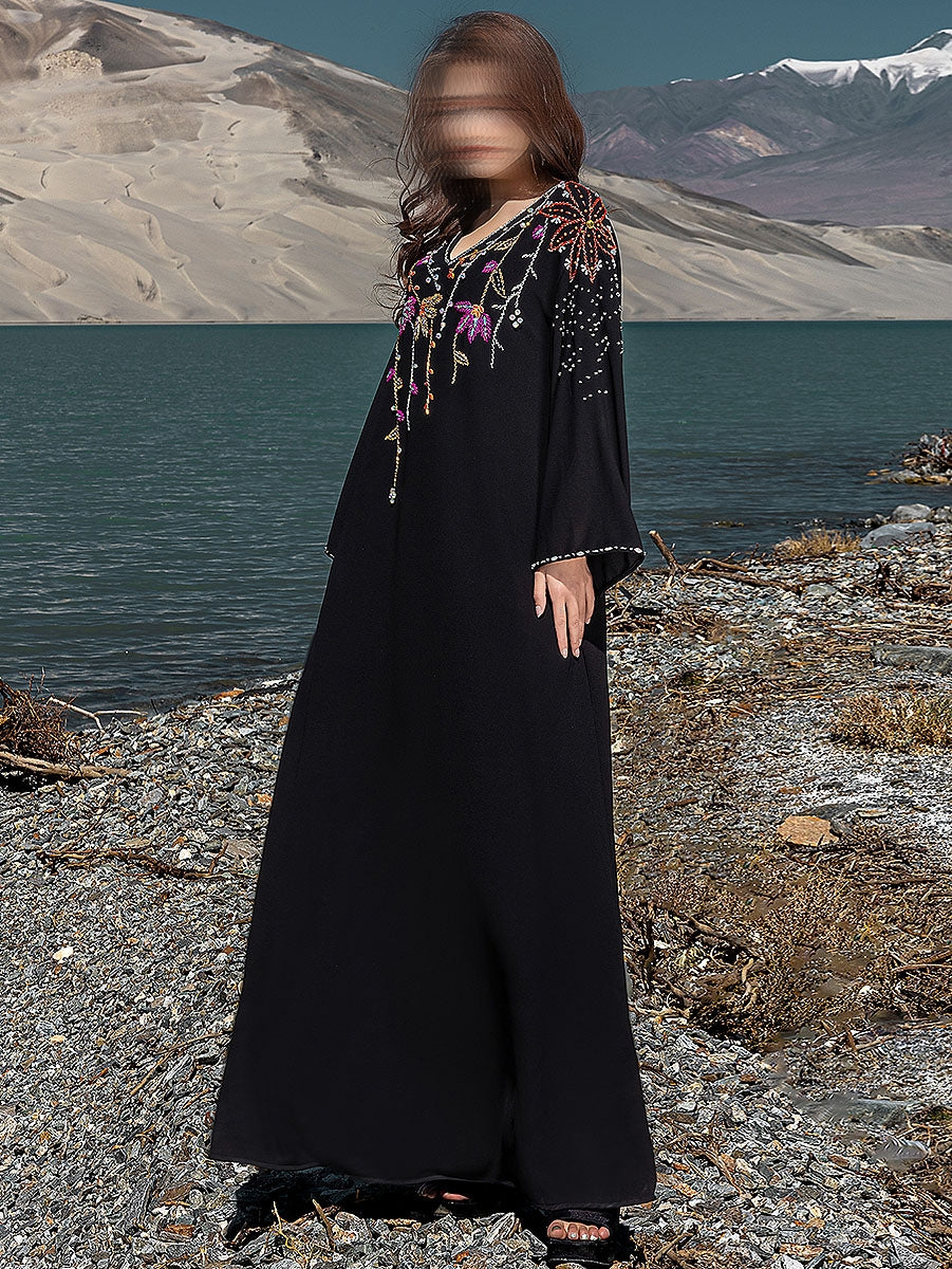 BA5219 Black Bornite Dress