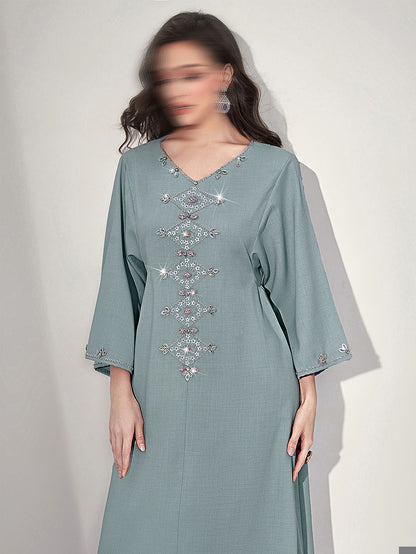 BA502 Blue Astrid Dress