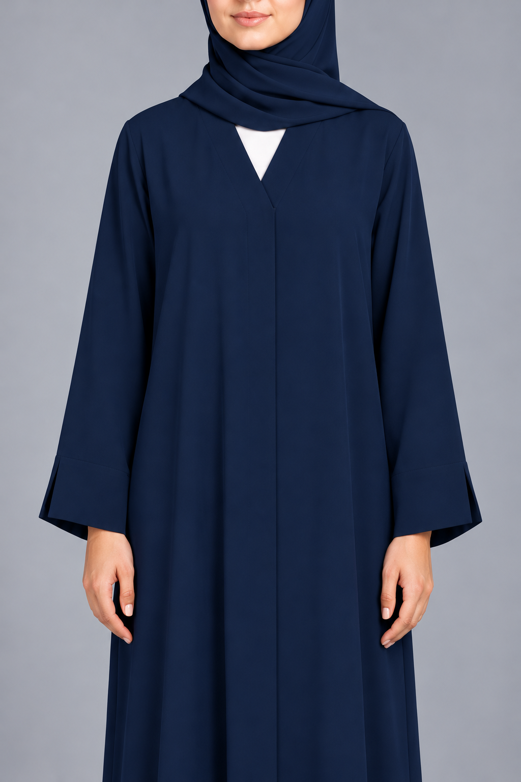 Navy Blue Essential Abaya