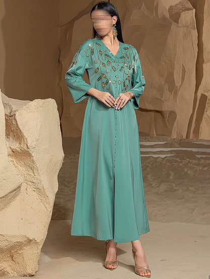 BA4047 Green Jade Jalabiya
