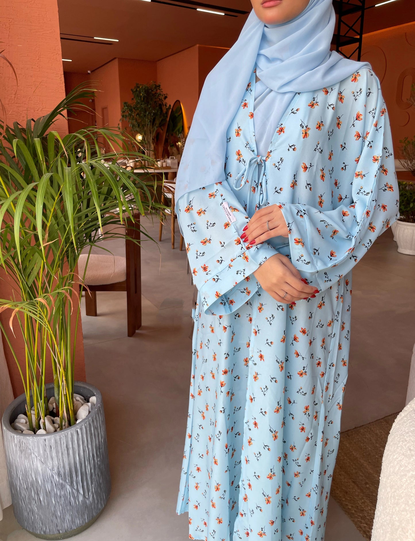 Ice Berg Floral Kimono & Sheila