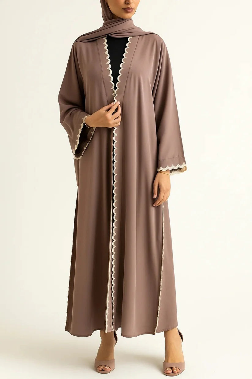 Scallop  Abaya Collection (New)