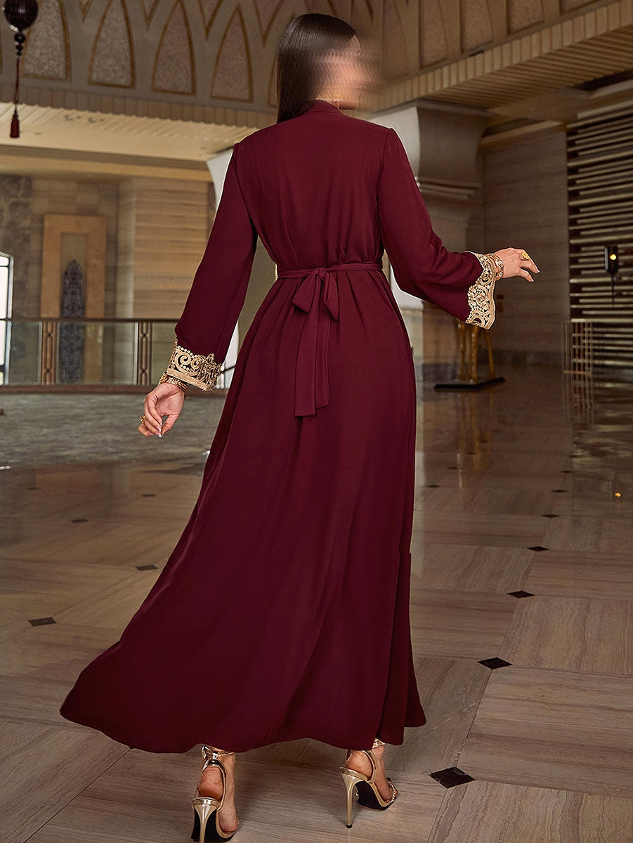 BA4023 Dark Red Solstice Jalabiya