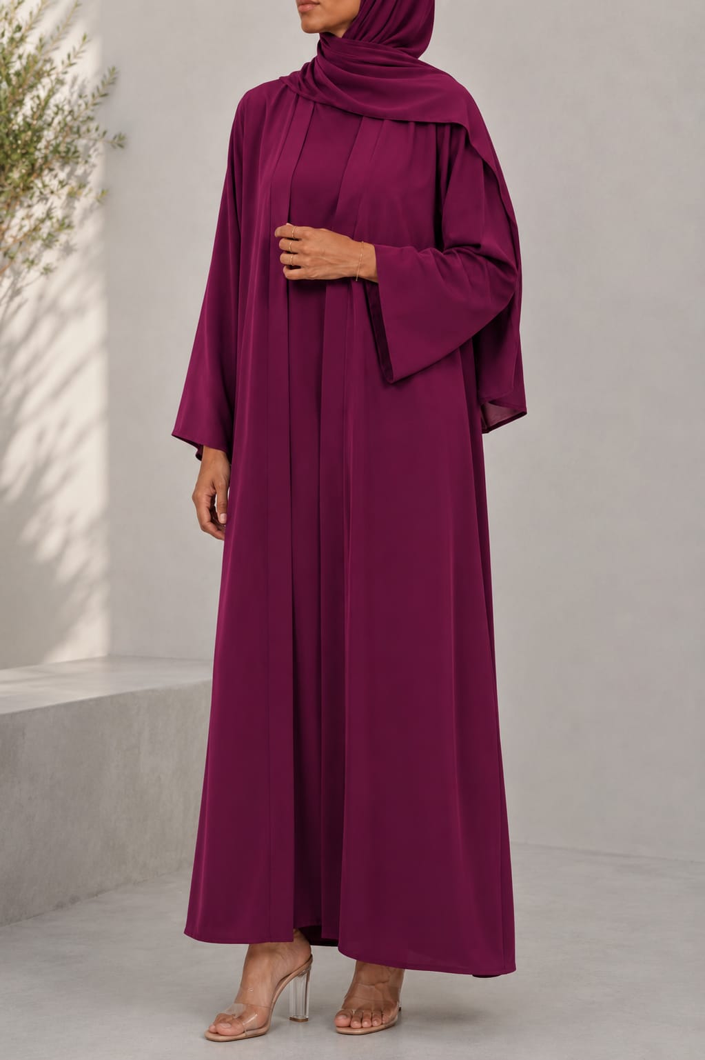 Red Mira Abaya
