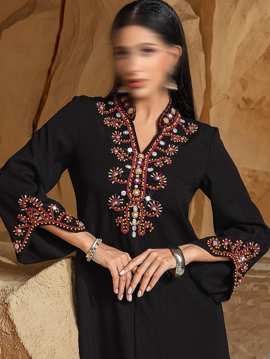 BA5004 Black Tourmaline Jalabiya