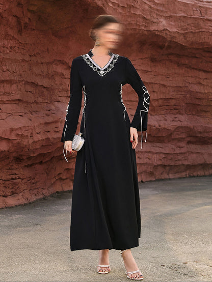 BA4085 Black Hematite Dress