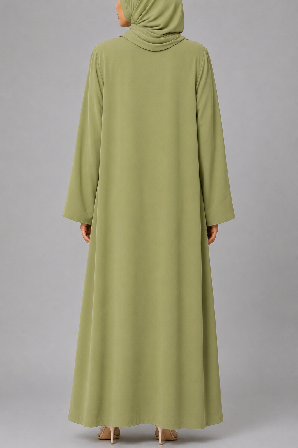 Pistachio Wave Abaya
