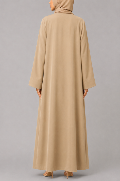 Beige Wave Abaya