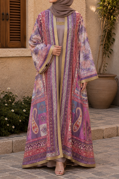 Lilac Zareen Abaya