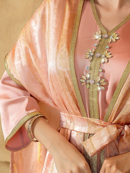BA5143 Pink Regalia Kaftan
