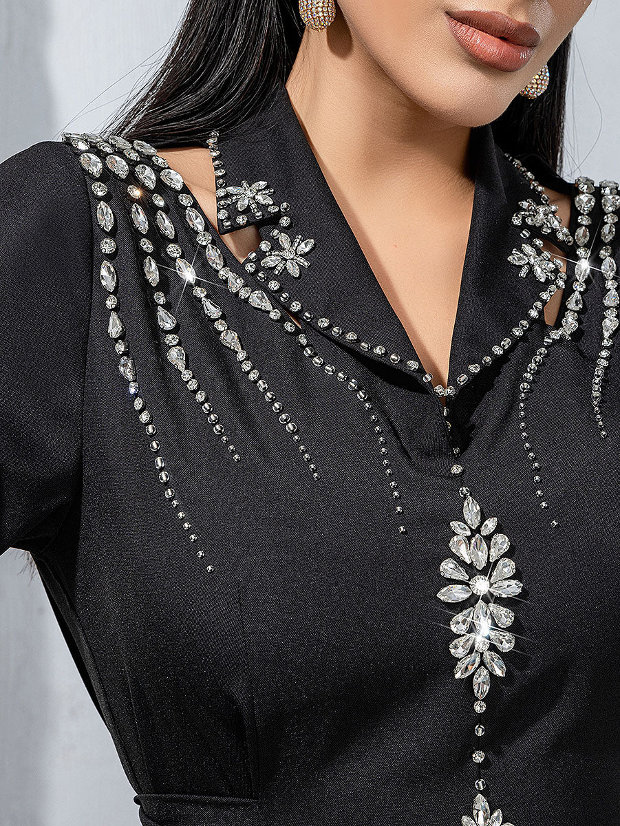 BA5257 Black Sovereign Dress