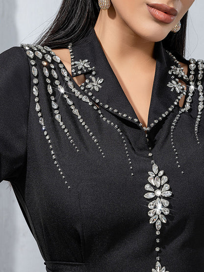 BA5257 Black Sovereign Dress